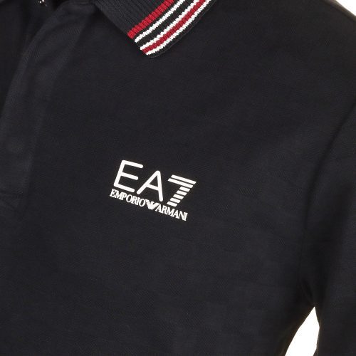 Emporio Armani EA7 Check Pique Polo Shirt PJZSZ 6DPF14 1200 3