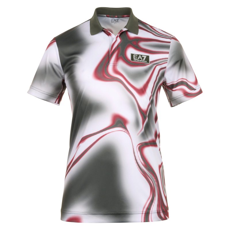 Emporio Armani EA7 Ventus7 Pro Graphic Polo Shirt PJPCZ 6DPF03 2928 1