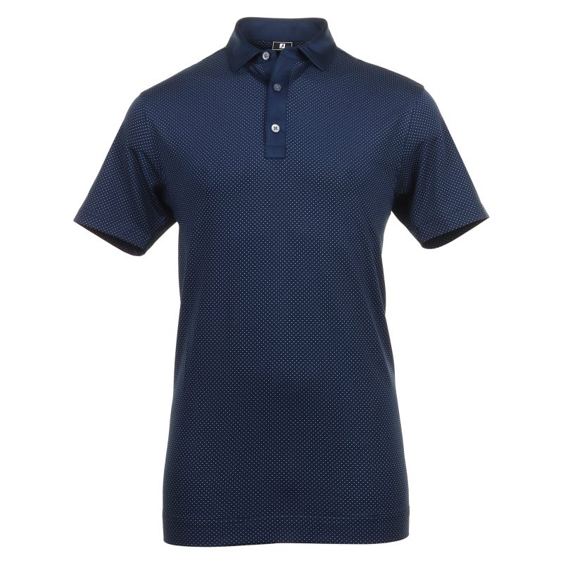 FootJoy Jacquard Dot Lisle Golf Shirt 31929 1