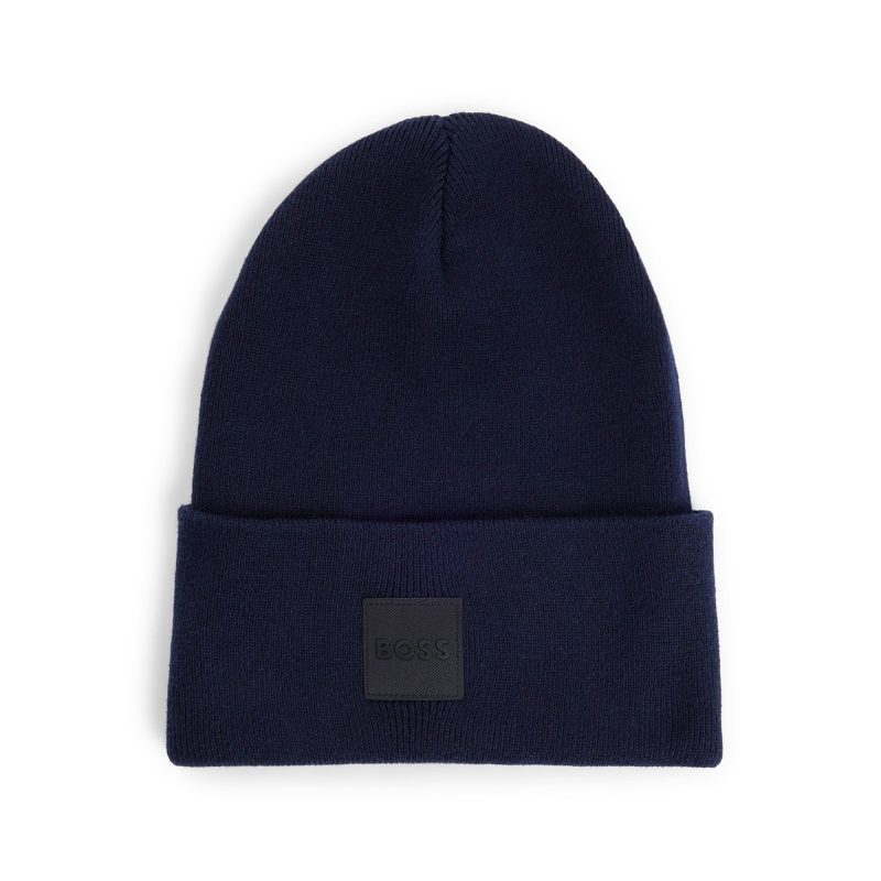 Hugo BOSS Fantastico R Knitted Beanie Hat 50529442 404 1