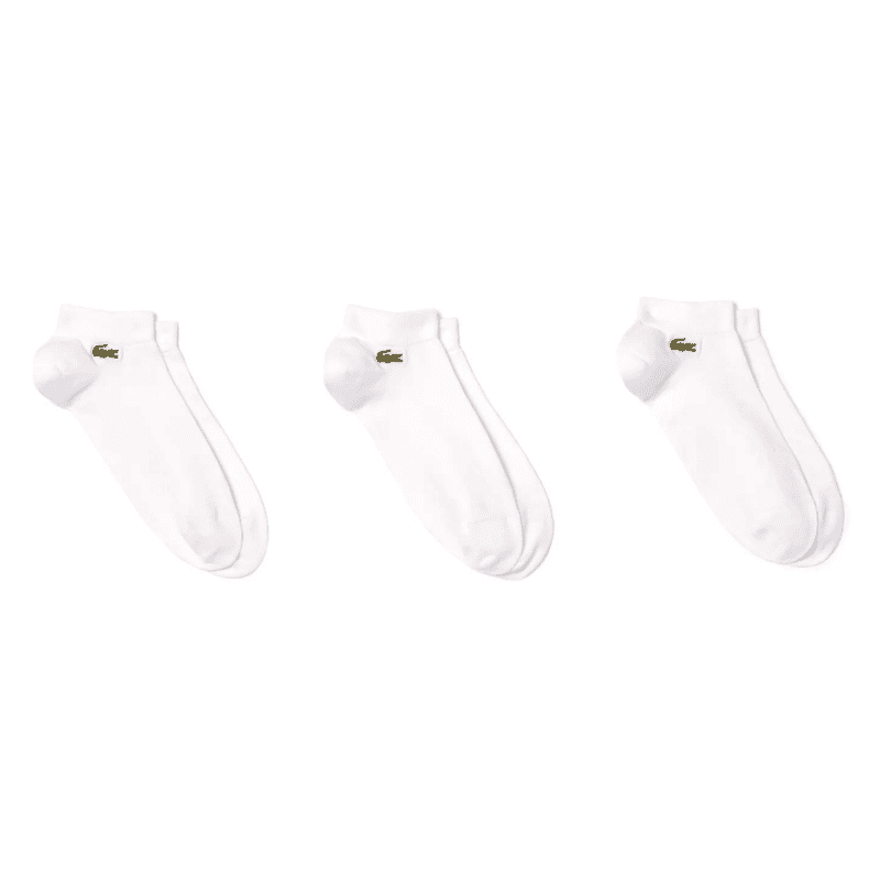 Lacoste 3 Pack Low Cut Socks RA2917 Z92