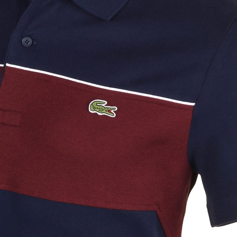 Lacoste Classic Colour Block Pique Polo Shirt PH2847 IE3 3