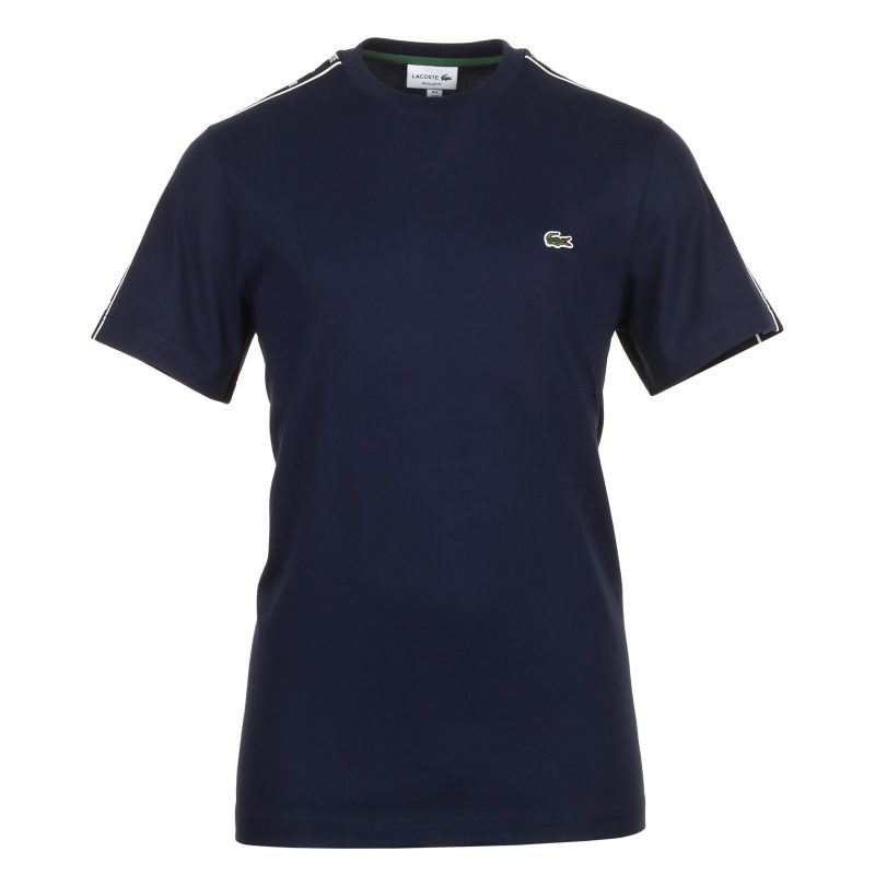 Lacoste Logo Stripe Tee Shirt TH7404 166 1