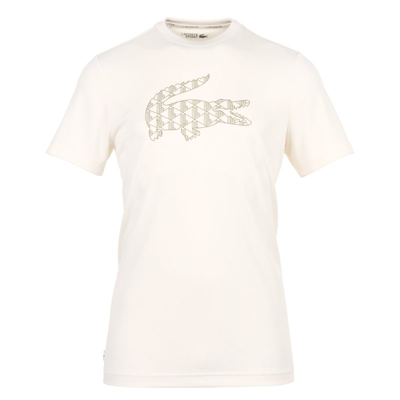 Lacoste Monogram Croc Tee Shirt TH2623 XFJ 1