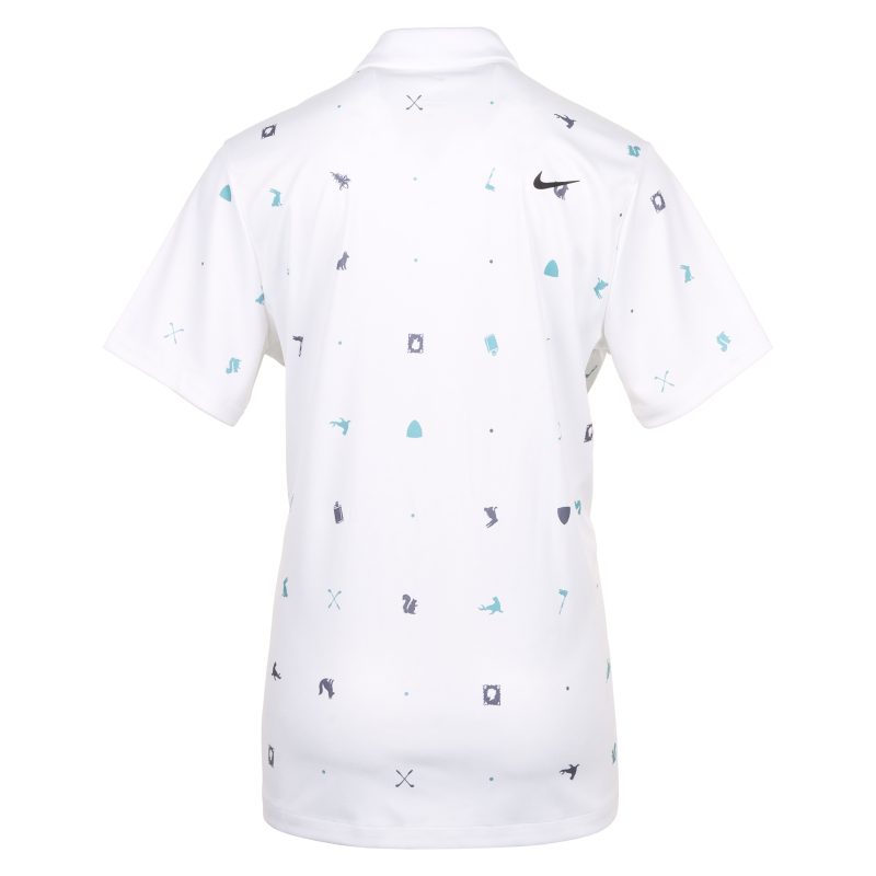 Nike Golf Dri Fit Tour Icon Print Shirt FQ0426 100 2