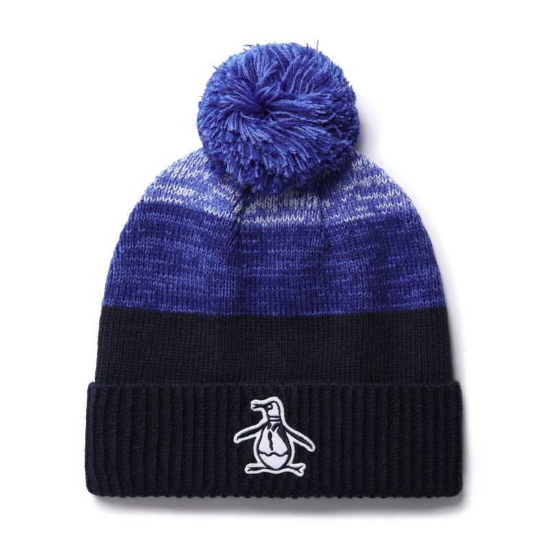 Original Penguin Golf Rib Cuff Pom Beanie OGAFE070 417