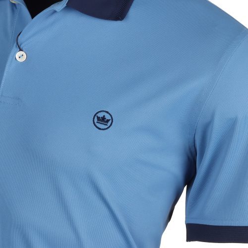 Peter Millar Forte Performance Mesh Shirt MF24XK49 Brook Blue 3