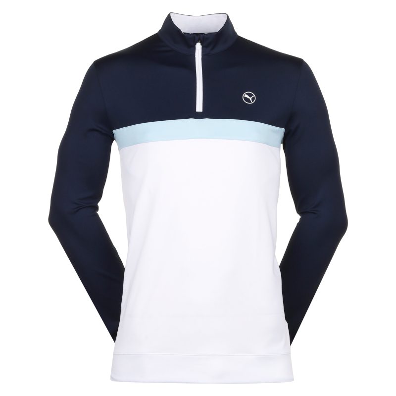 Puma Golf Pure Colourblock 1 4 Zip 625888 11 1