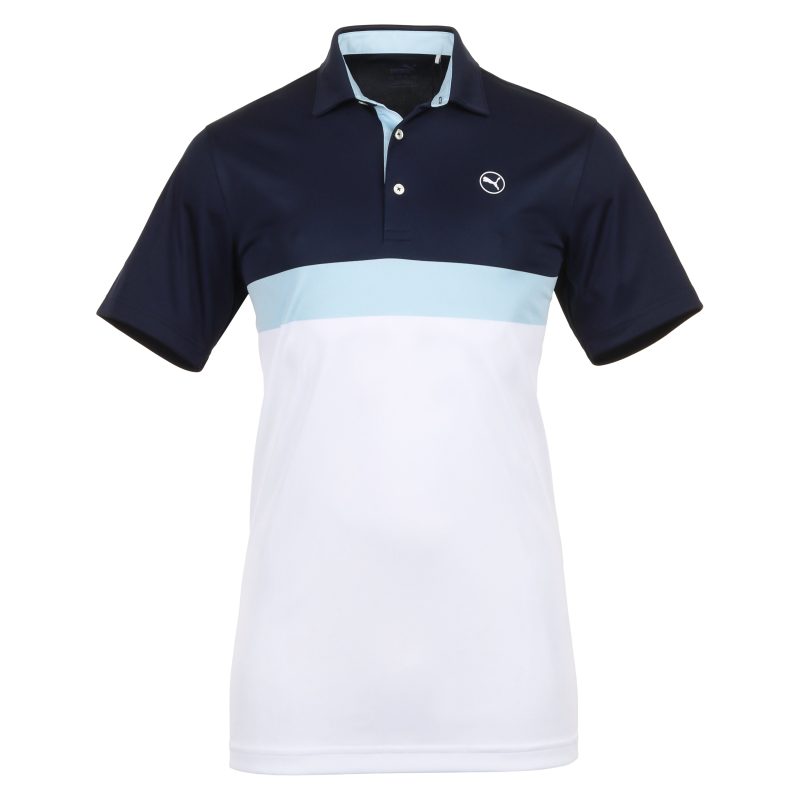 Puma Golf Pure Colourblock Polo Shirt 624979 10 1