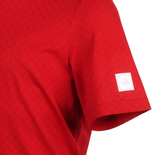 adidas golf adicross zip shirt it8317 better scarlet 3